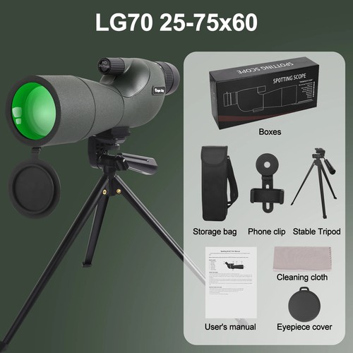 Spotting scope 75x60 - spotting, 25-75x60